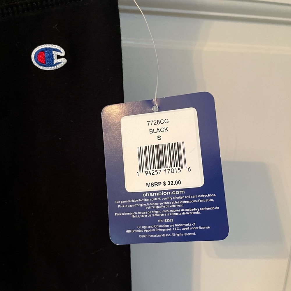 New with tags black Champion leggings kids size small.